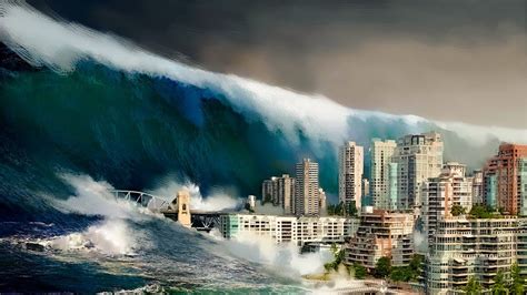 live video of a tsunami.